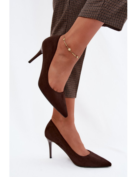 Talons hauts Élégants en Imitation Daim