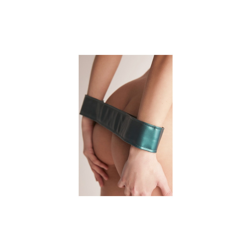 Harnais Curious vert métallique - Strap On Me