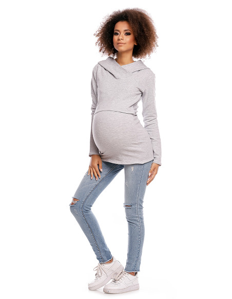 Sweatshirt grossesse en Coton