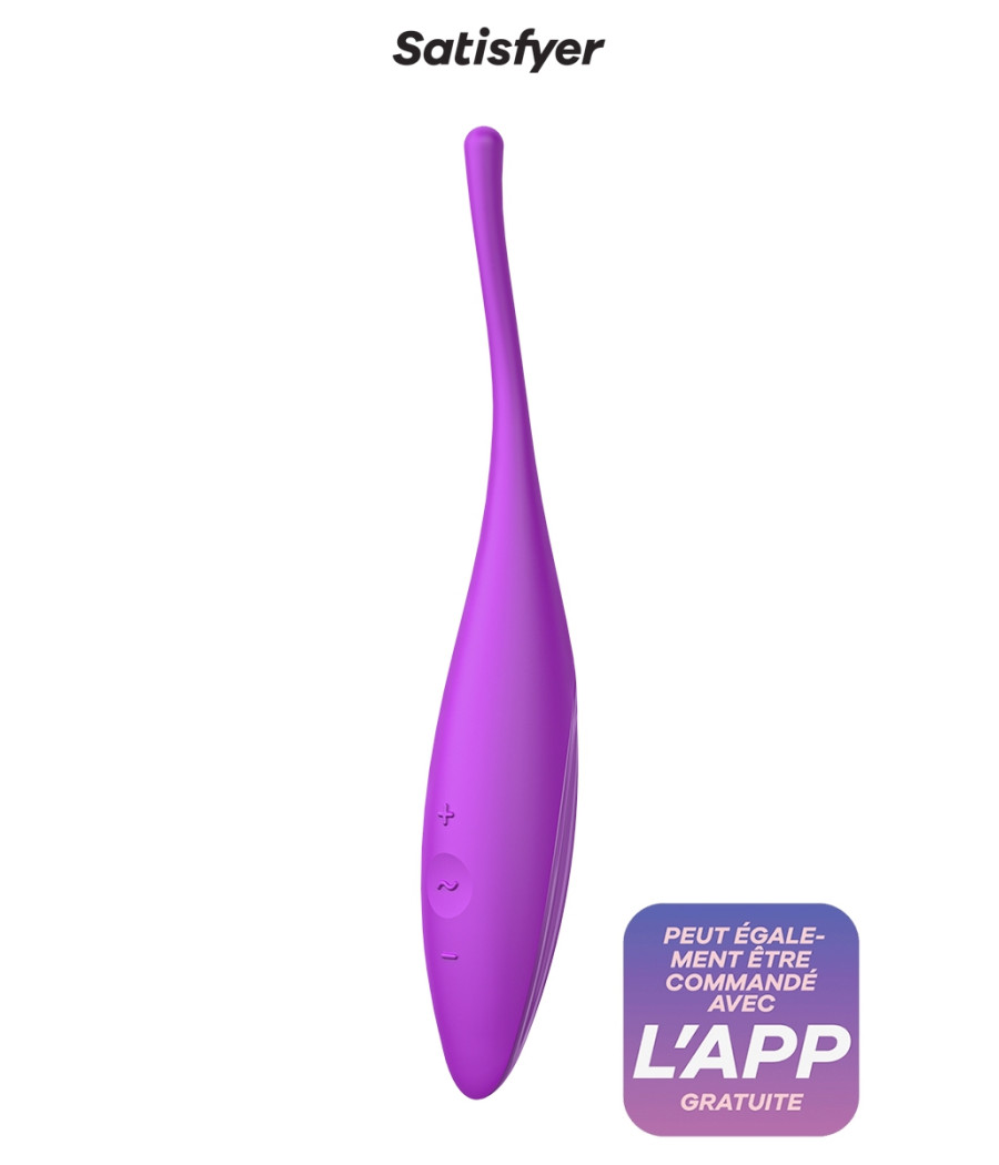 Stimulateur connecté Twirling Joy fuchsia - Satisfyer Stimulateur connecté Twirling Joy fuchsia - Satisfyer