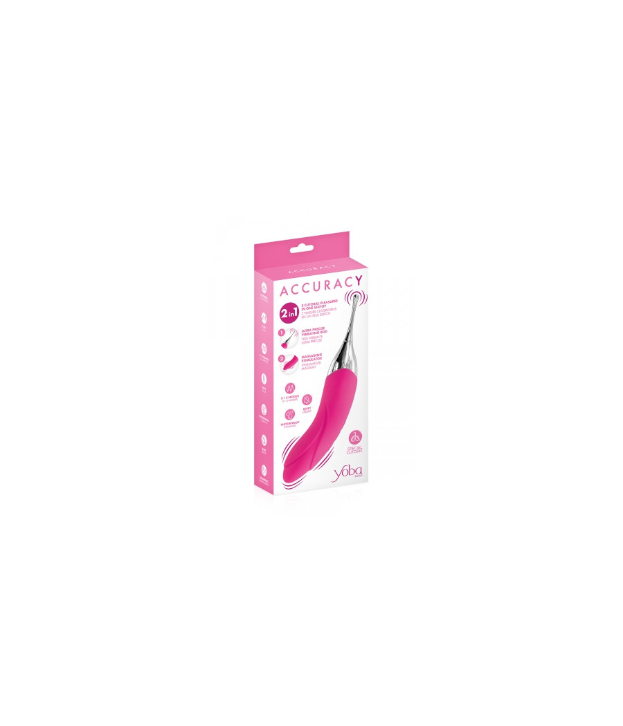 Double stimulateur Accuracy fuchsia - Yoba