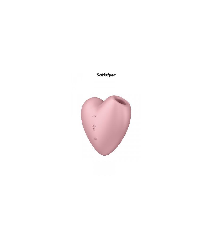 Double stimulateur Cutie Heart rose - Satisfyer