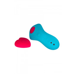 Stimulateur télécommandé de culotte HeartGem bleu - FairyGasm