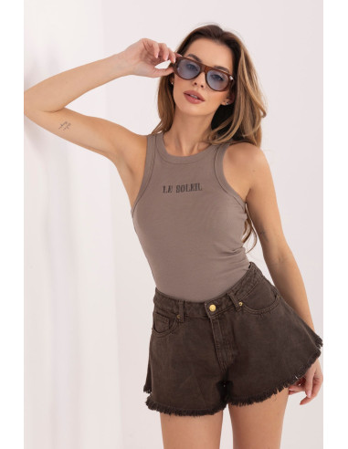 Haut Élégant en Broderie