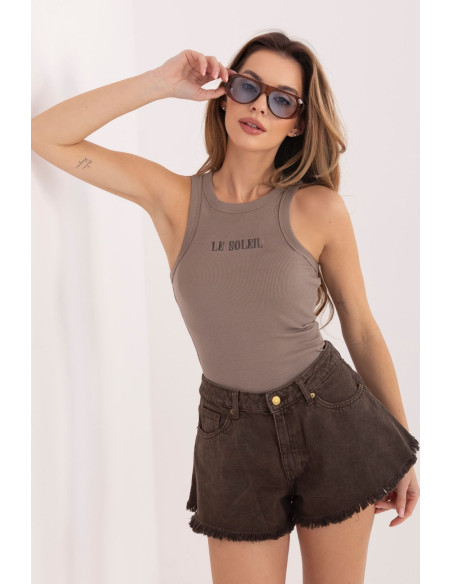 Haut Élégant en Broderie