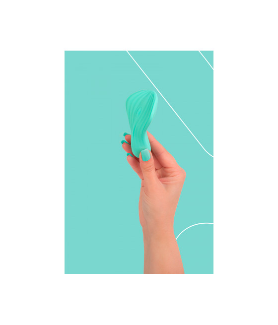 Mini vibro rechargeable SilkenTouch vert - FairyGasm