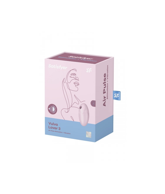 Double stimulateur  Vulva lover 3 Rose - Satisfyer