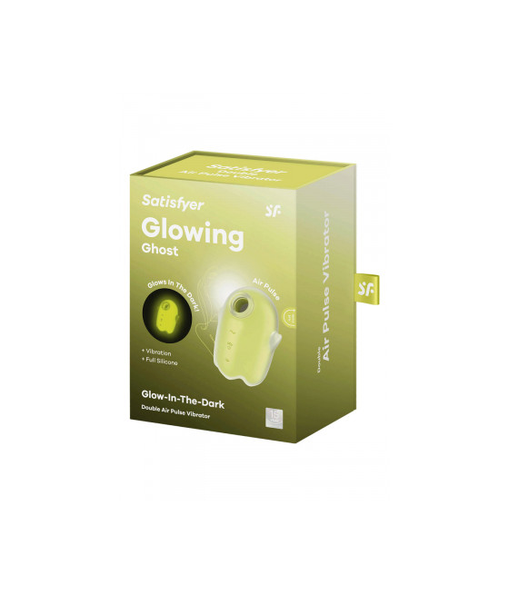 Stimulateur sans contact et vibrant Glowing Ghost yellow - Satisfyer Stimulateur sans contact et vibrant Glowing Ghost yellow - Satisfyer