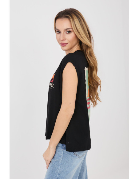 T-shirt Audacieux en Coton