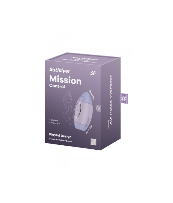 Stimulateur sans contact et vibrant Mission Control - Satisfyer Stimulateur sans contact et vibrant Mission Control - Satisfyer