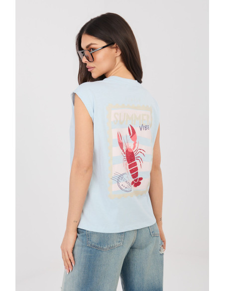 T-shirt Audacieux en Coton