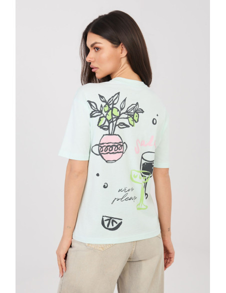 T-shirt Audacieux en Coton