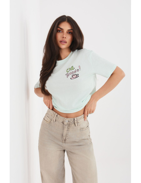 T-shirt Audacieux en Coton