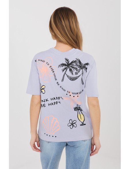 T-shirt Audacieux en Coton