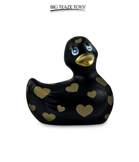 Mini canard vibrant Romance noir et or