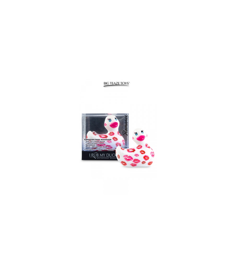 Mini canard vibrant Romance blanc et rose