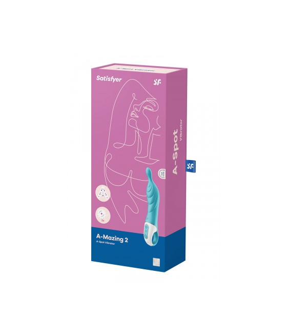 Vibromasseur A-Mazing 2 Turquoise - Satisfyer