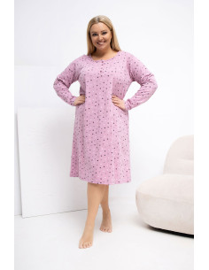 Chemise de nuit Plus Size Élégante en Coton 2