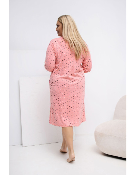 Chemise de nuit Plus Size Élégante en Coton