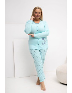 Pyjama Taille Plus Élégant en Coton 2