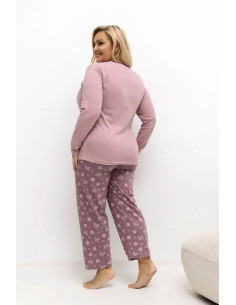 Pyjama Taille Plus Élégant en Coton 2
