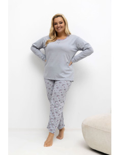 Pyjama Taille Plus Élégant en Coton 2