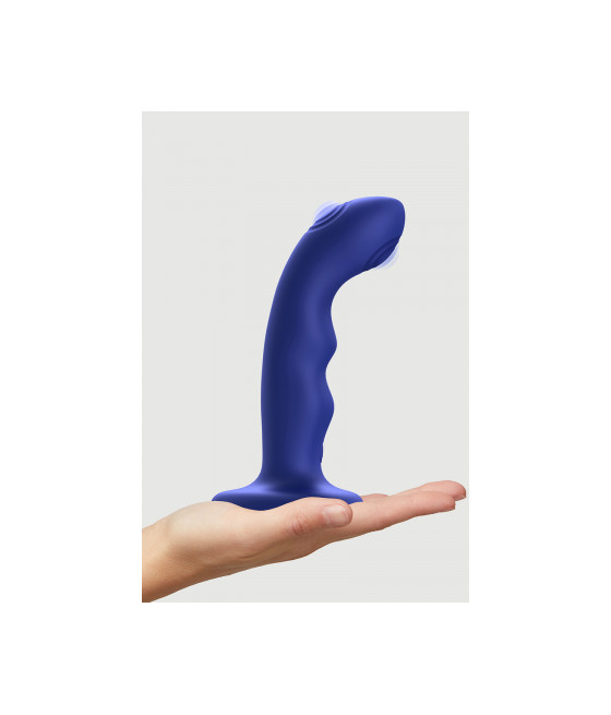 Vibro Tapping dildo wave bleu - Strap on Me