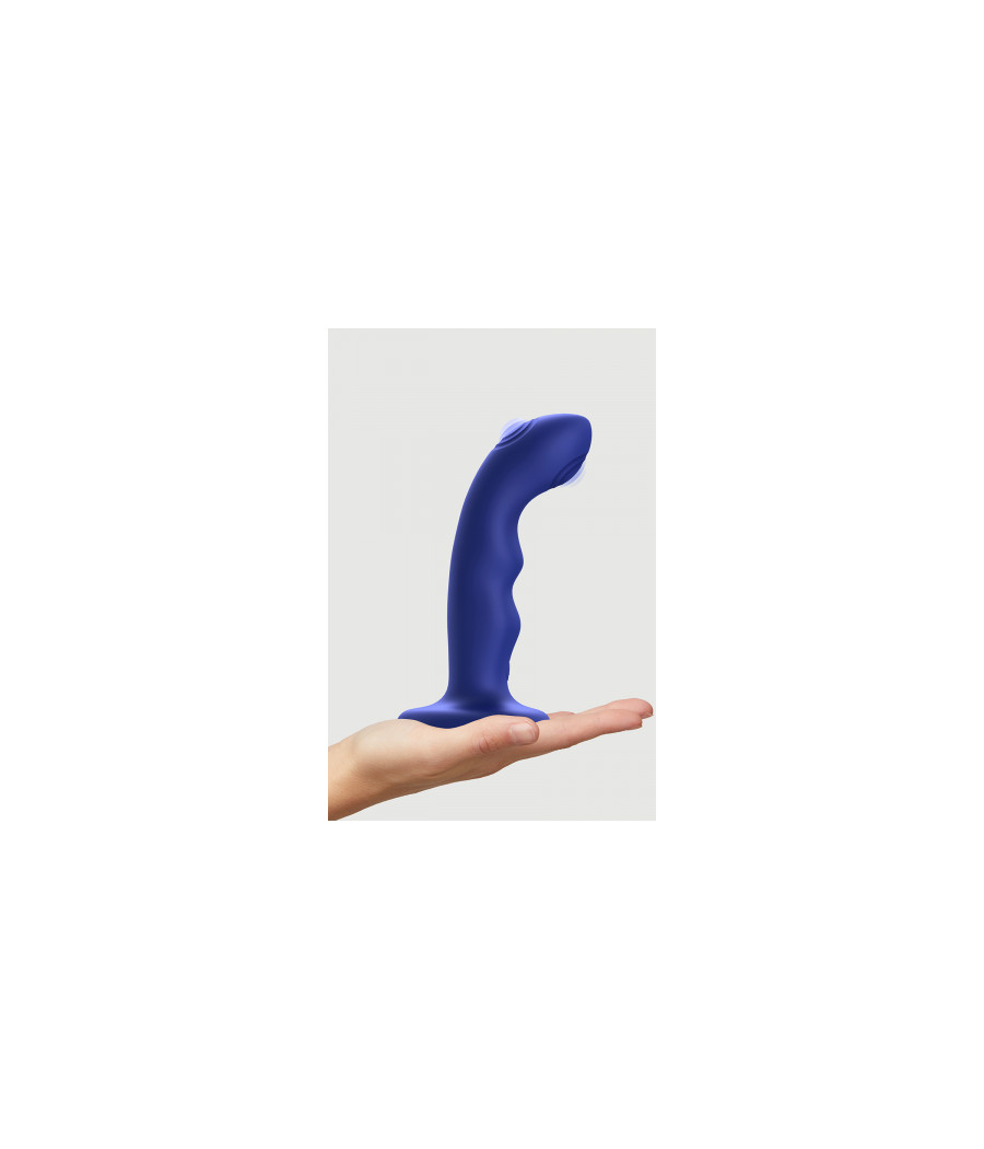 Vibro Tapping dildo wave bleu - Strap on Me