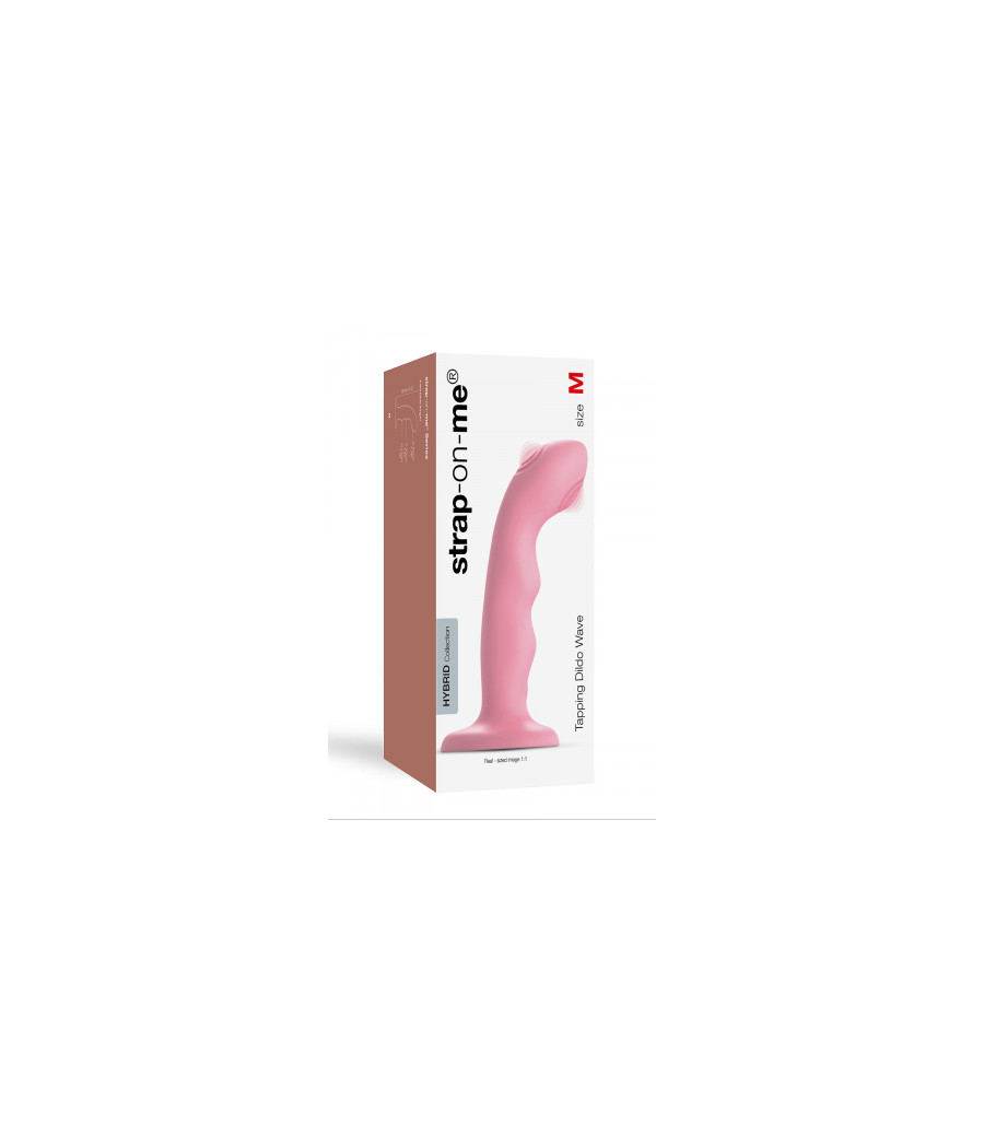 Vibro Tapping dildo wave rose - Strap on Me