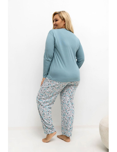 Pyjama Taille Plus Délicat en Coton
