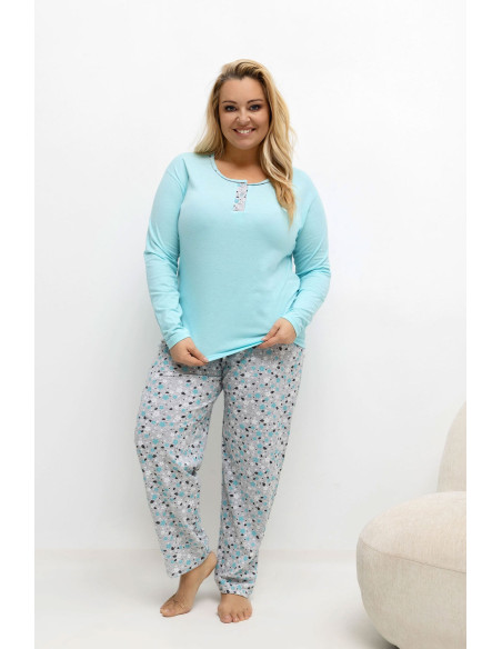 Pyjama Taille Plus Délicat en Coton