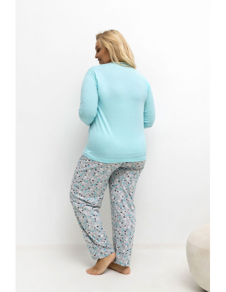Pyjama Taille Plus Délicat en Coton