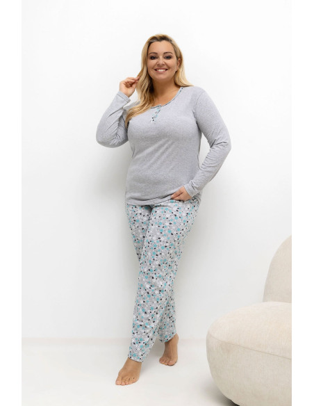 Pyjama Taille Plus Délicat en Coton