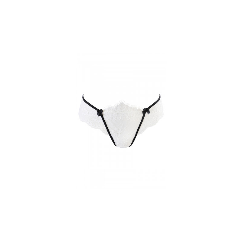 String dentelle blanc V-10488 - Axami