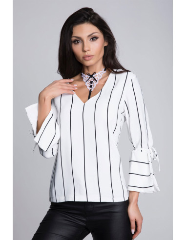 Ramiączko Model Collet White - en Dentelle Blanche