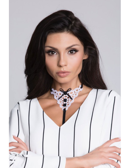 Ramiączko Model Collet White - en Dentelle Blanche