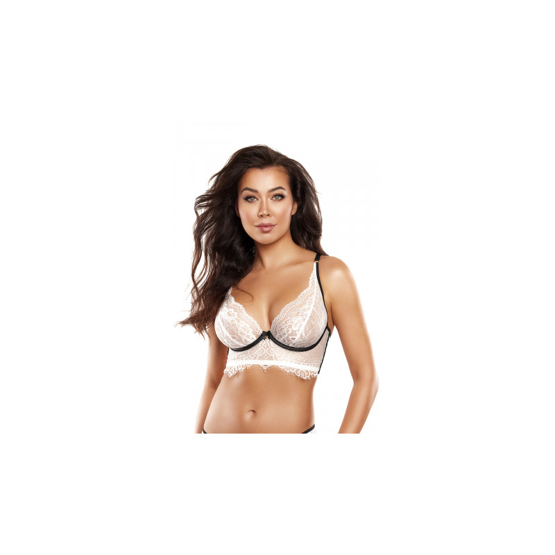 Soutien-gorge dentelle blanc V-10481 - Axami
