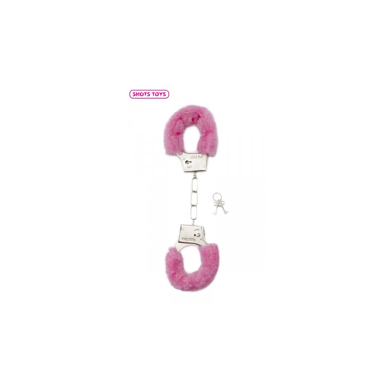 Menottes fourrure Shots - rose
