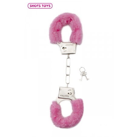 Menottes fourrure Shots - rose