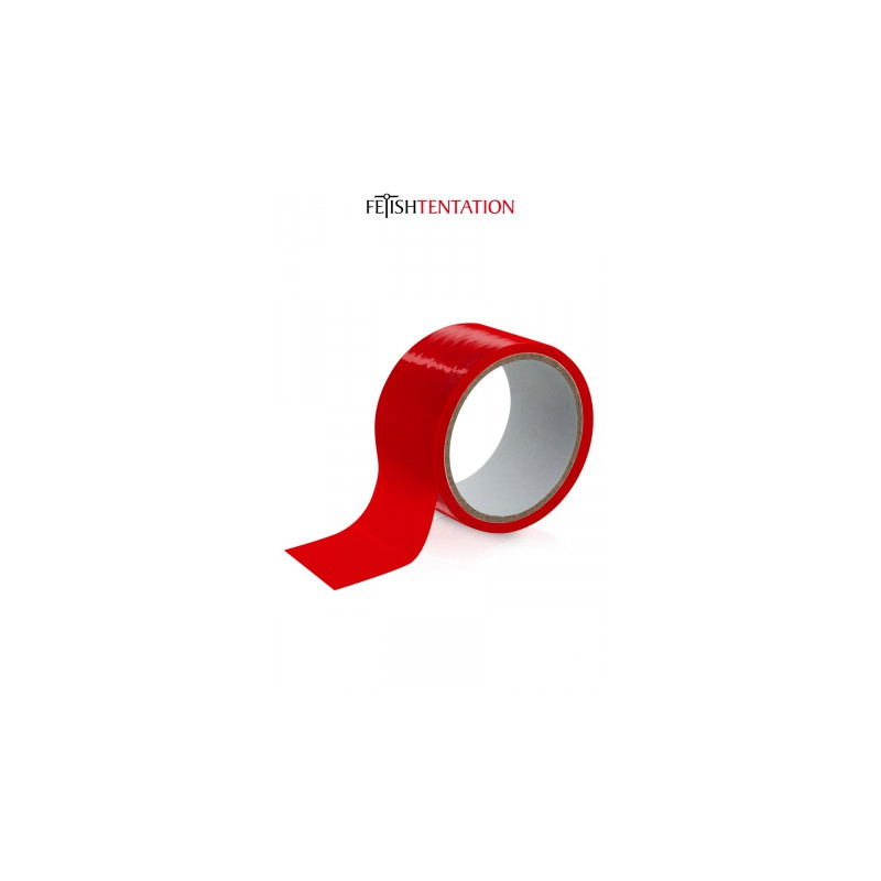 Ruban de soumission rouge 15m - Fétish Tentation