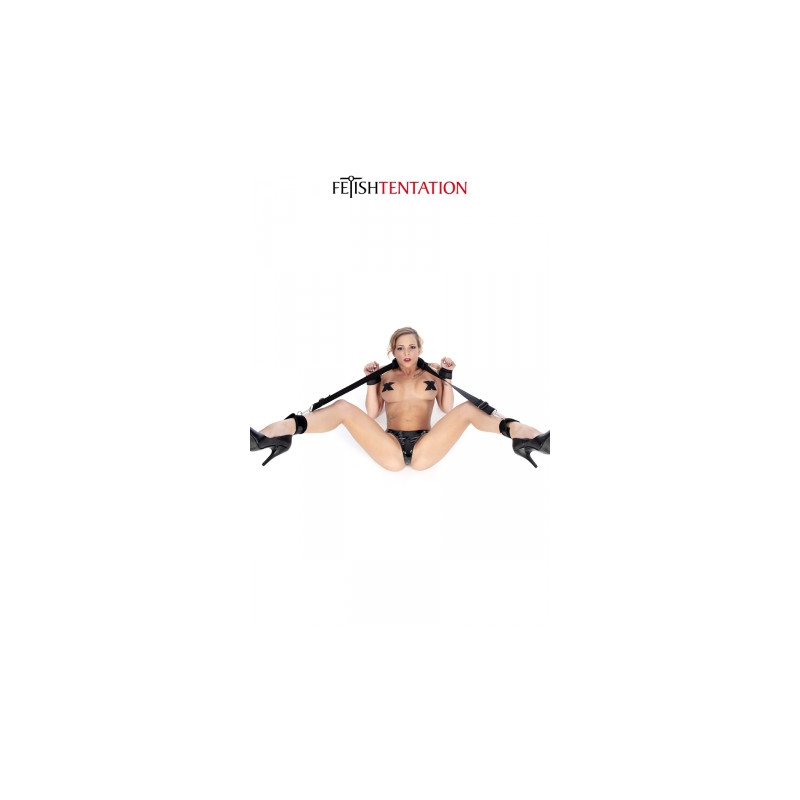 Sangle de bondage cou chevilles et poignets - Fetish Tentation
