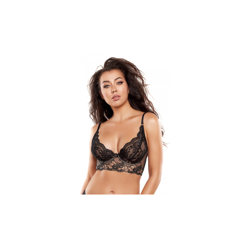 Soutien-gorge bustier noir V-10511 - Axami
