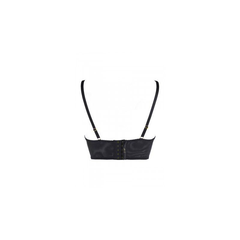 Soutien-gorge bustier noir V-10511 - Axami
