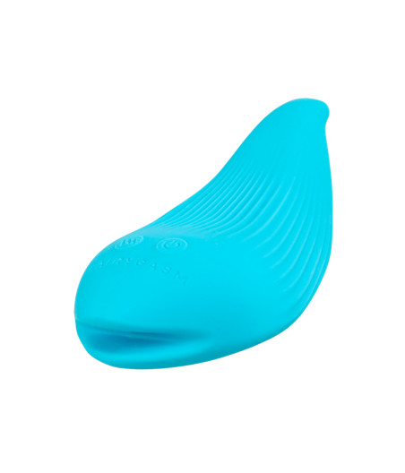 Mini vibro rechargeable DelightfulWave bleu - FairyGasm