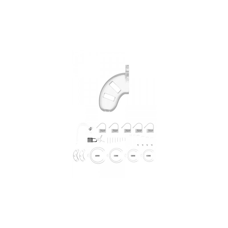 Cage de chasteté 9cm avec plug - ManCage 10