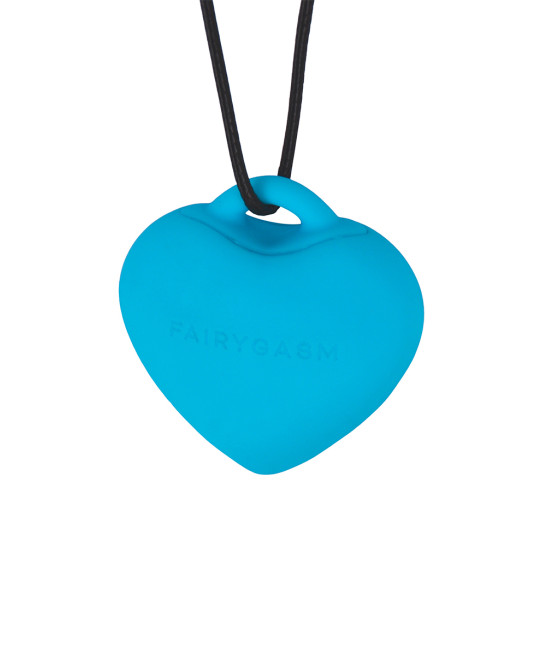 Stimulateur pendentif PleasureStone bleu - FairyGasm