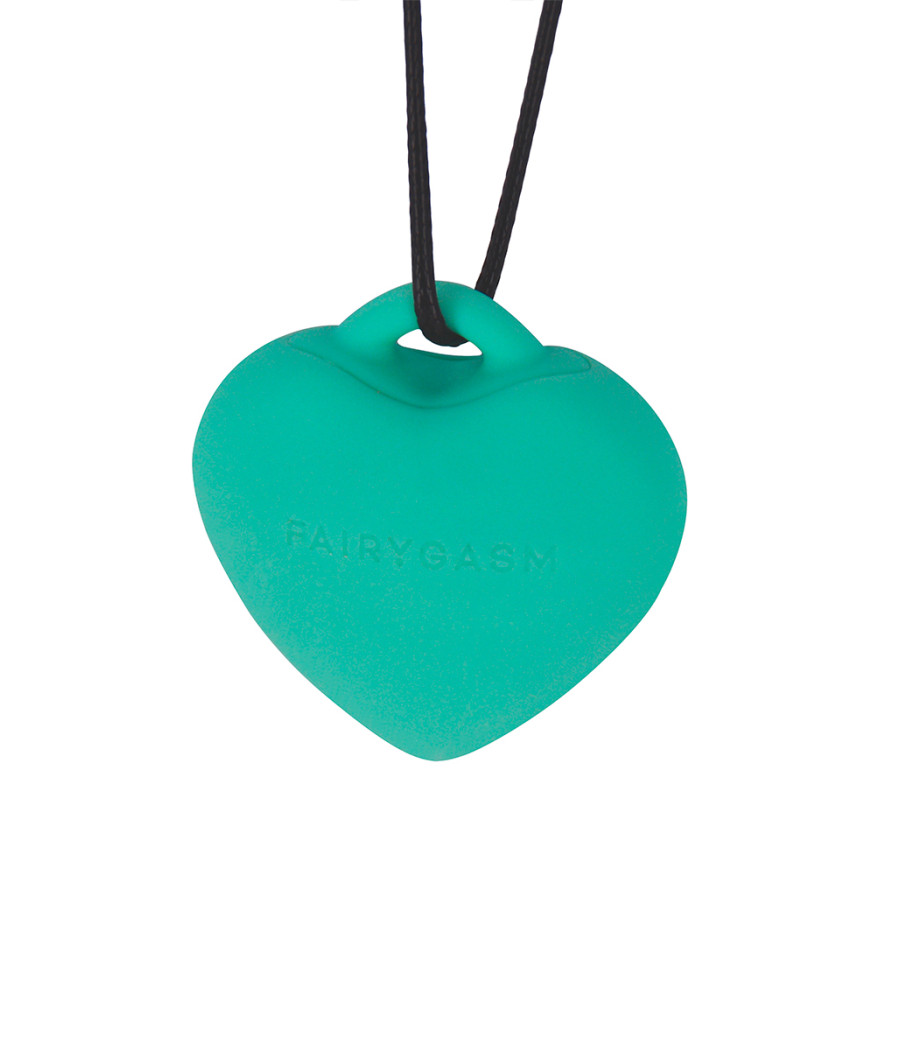 Stimulateur pendentif PleasureStone vert - FairyGasm