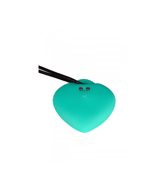 Stimulateur pendentif PleasureStone vert - FairyGasm