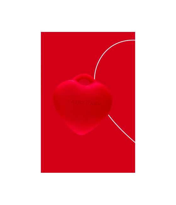 Stimulateur pendentif PleasureStone rouge - FairyGasm