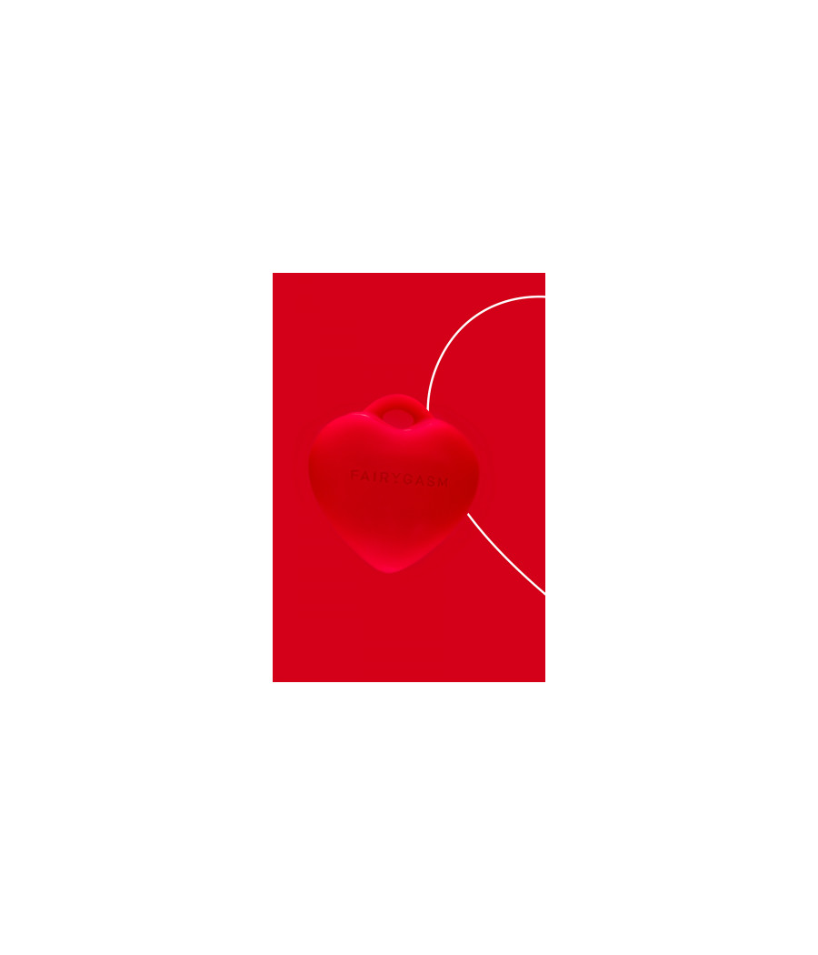 Stimulateur pendentif PleasureStone rouge - FairyGasm